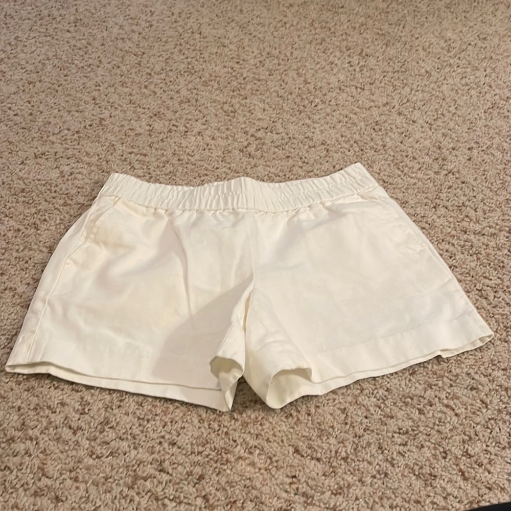 Jcrew elastic waistband shorts